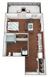Neill Floorplan Neill Floorplan at Liffey on Snelling, St. Paul, MN